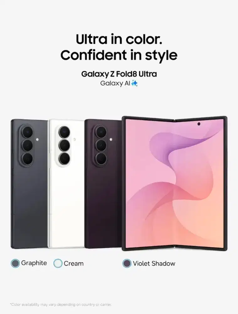 PRE-ORDER SAMSUNG FOLD 8 ULTRA 12/512GB, BANYAK BONUSNYA