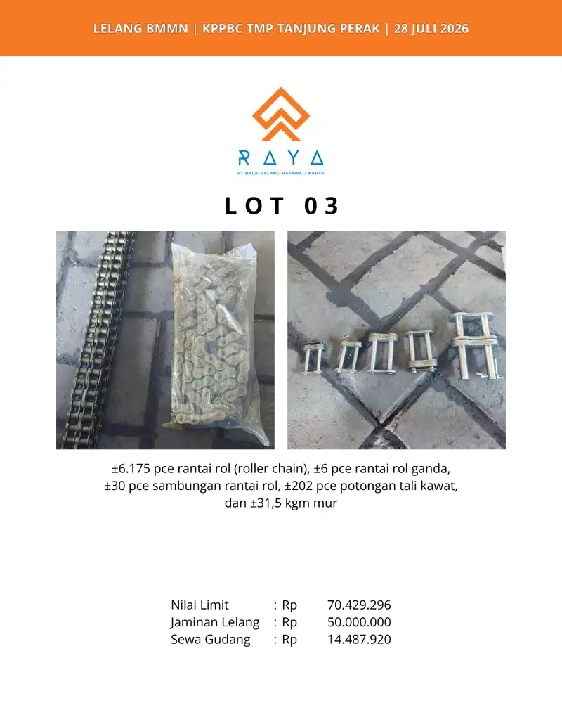 RANTAI ROL (ROLLER CHAIN), RANTAI ROL GANDA, SAMBUNGAN RANTAI ROL DLL