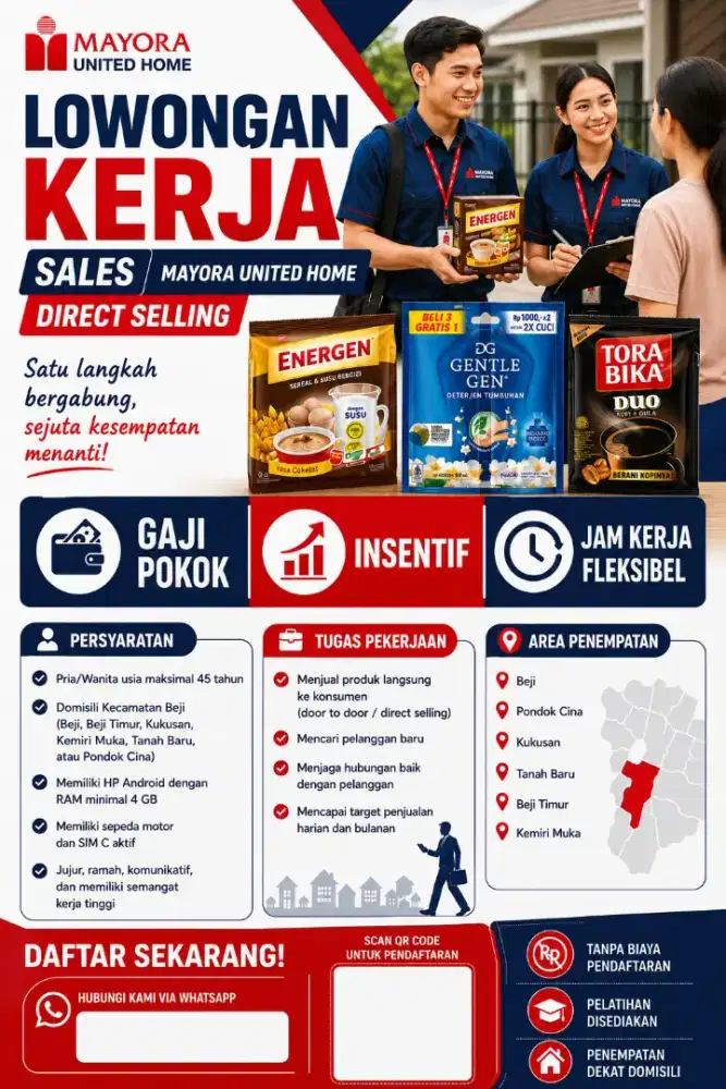 Sales Mayora United Home (Direct Selling)