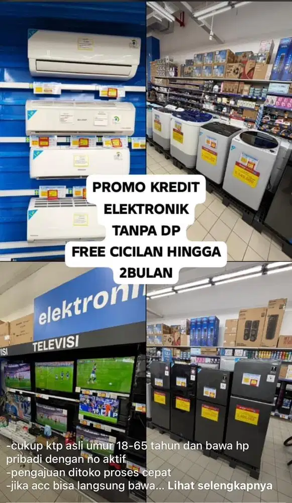 KEREDIT AC BISA , SYARAT HANYA KTP