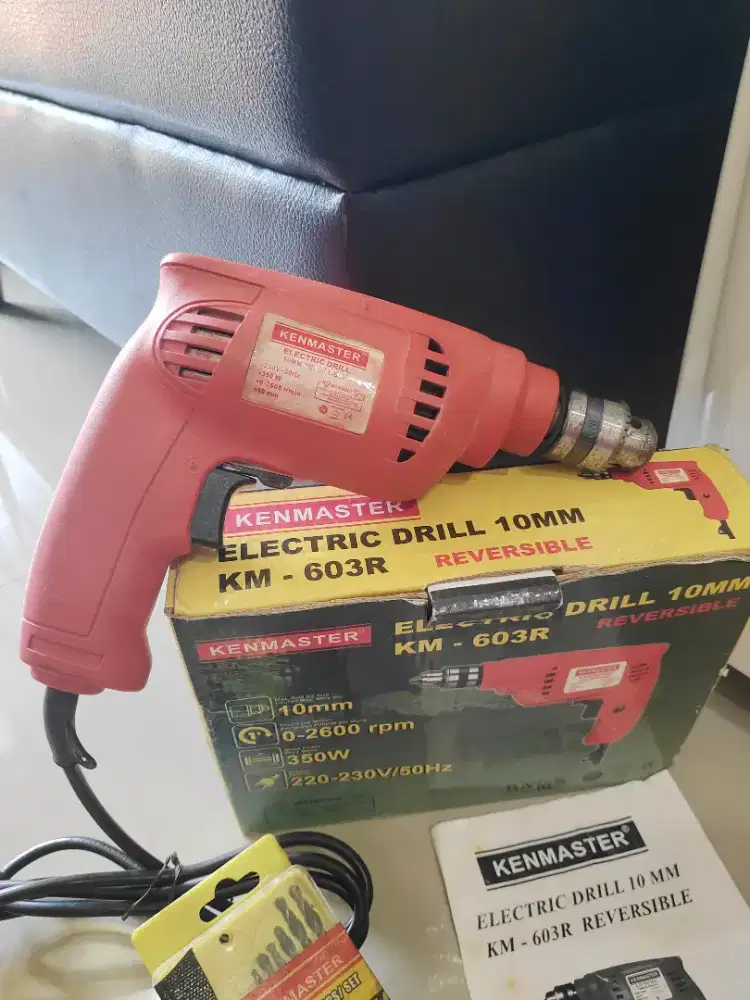 Bor Electric Drill Kenmaster 10mm reversible