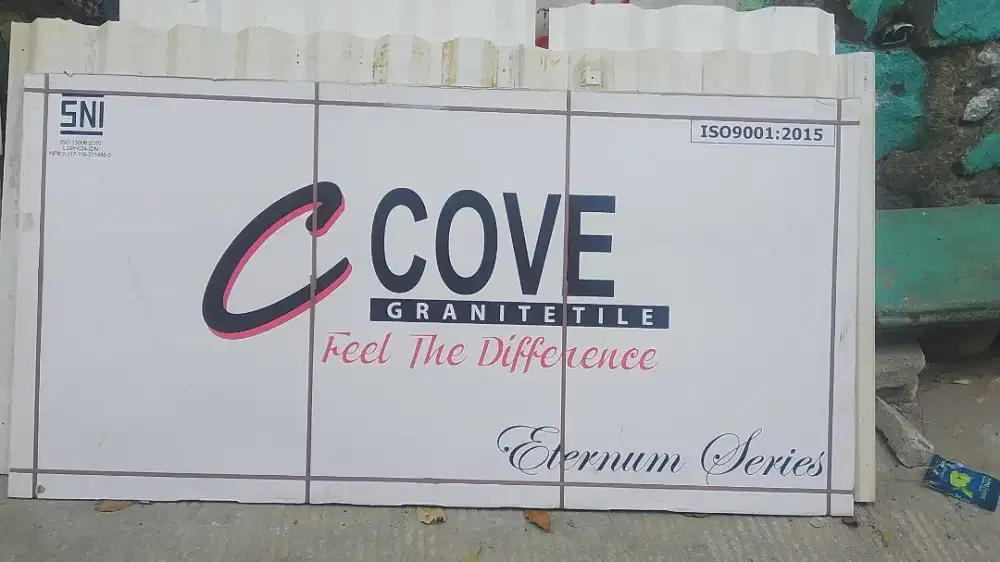 DIJUAL 1 LEMBAR GRANIT COVE BLACK SPINEL 180x90
