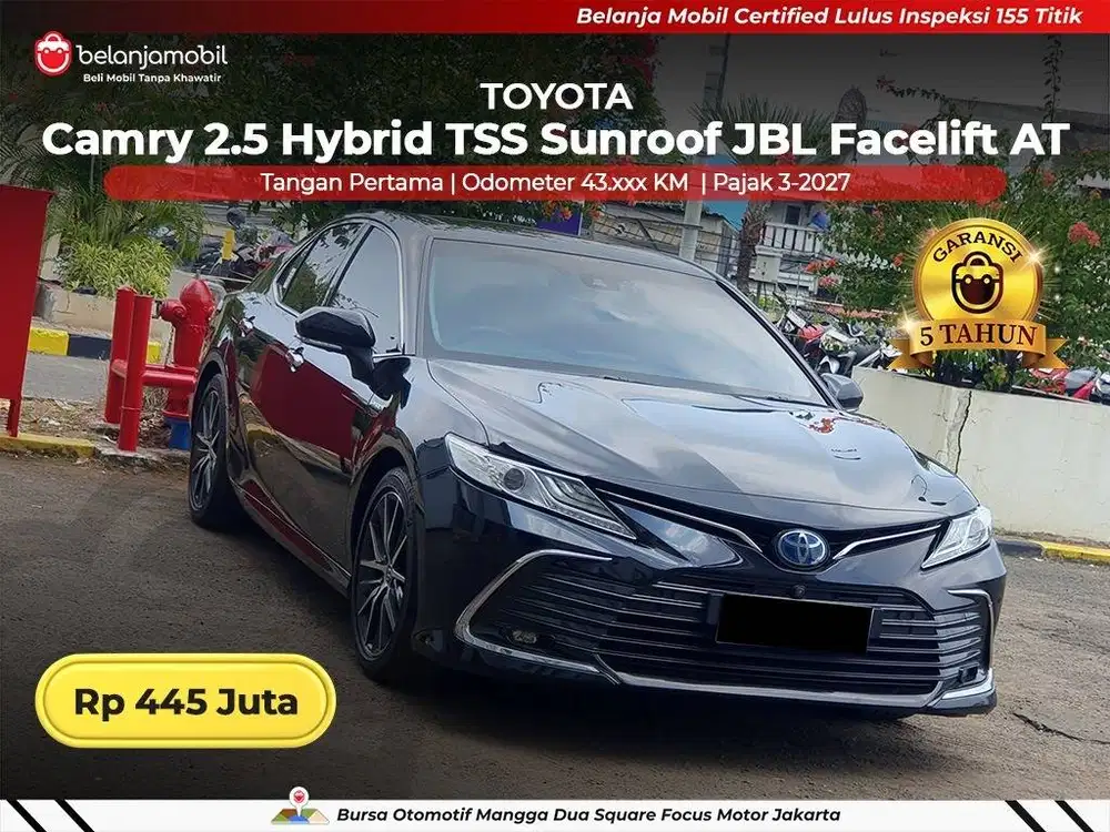 [ LOW KM ] Toyota Camry 2.5 Hybrid TSS Sunroof JBL Facelift 2022 2023