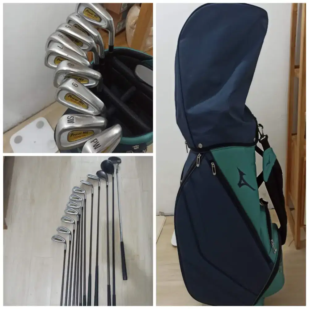 Tas Golf Mizuno & Stick Golf 1 set Rp4 juta