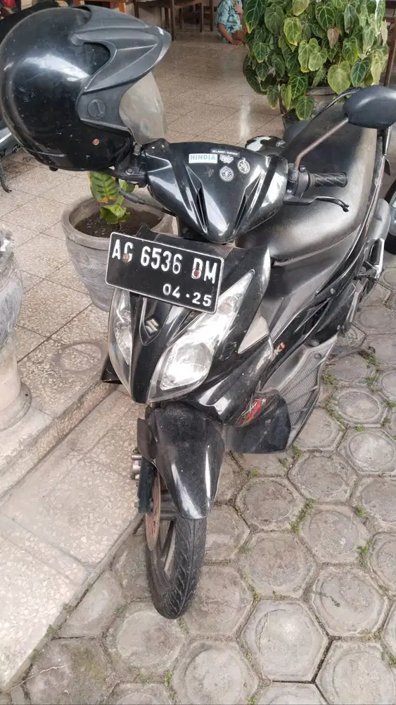 Jual Suzuki Skywave 125 Tahun 2010 Warna Hitam Plat AG (Kota)