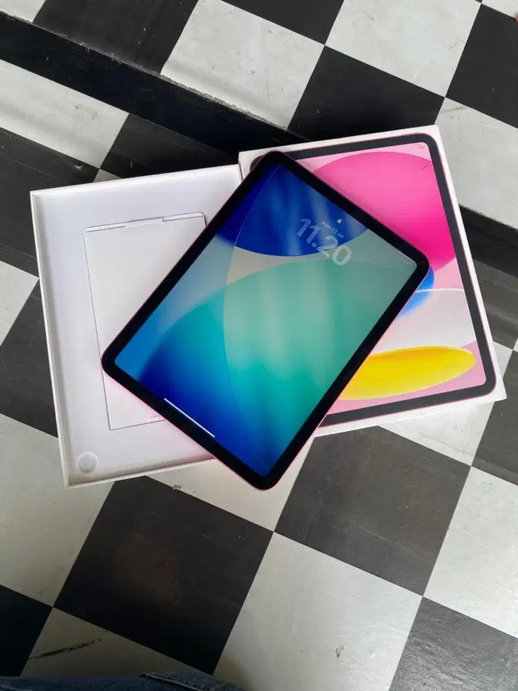 Ipad gen 11 128gb pink wifi only garansi panjang