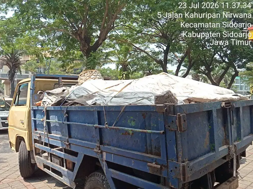 Jasa buang gragal tanah sampah proyek dan pengiriman pasir dan stensla