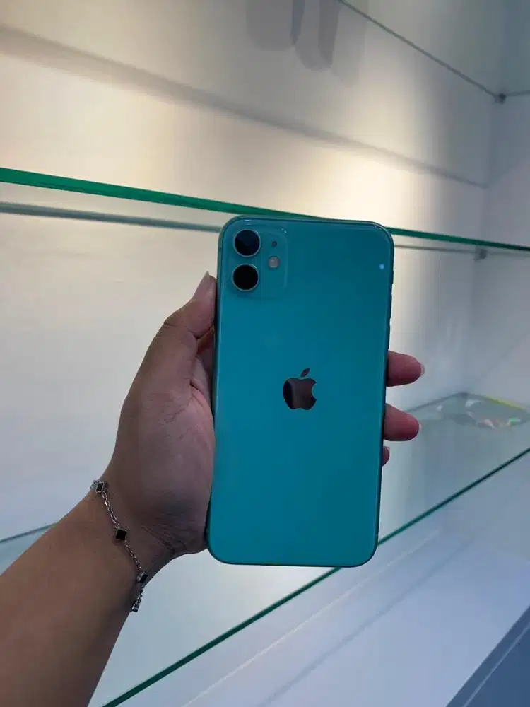iphone 11 128gb fullset mulus no minus tinggal pakai
