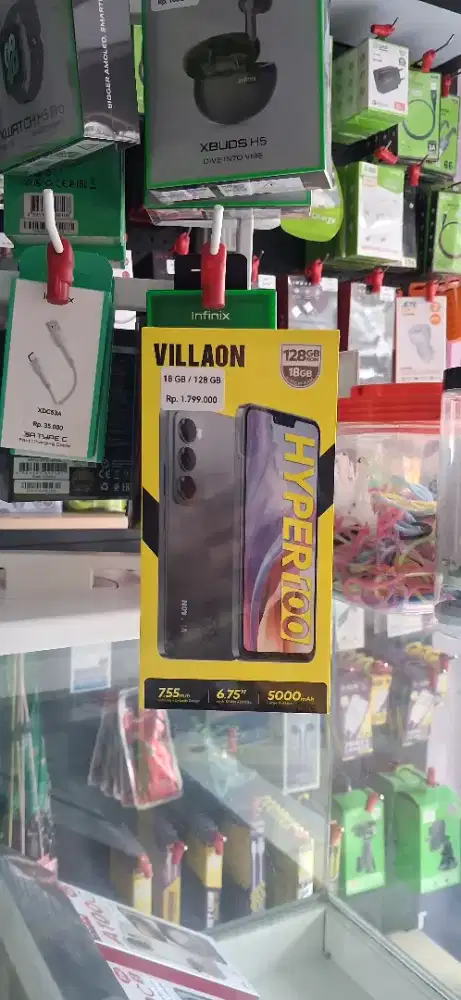 VILLAON HYPER 100 6/128 BARU,SEGEL,BNIB,GARANSI RESMI