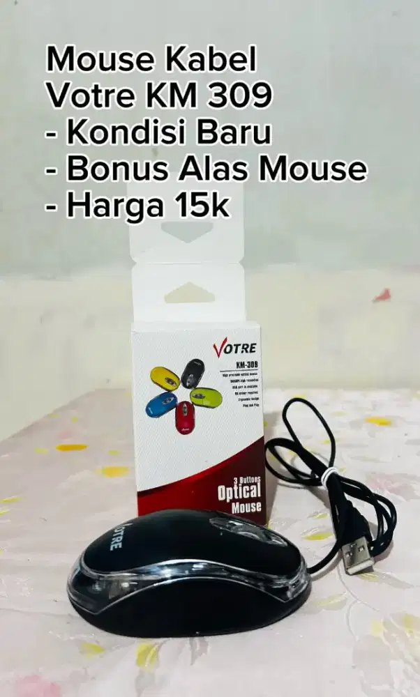 Mouse Kabel Bonus Mouse Pad