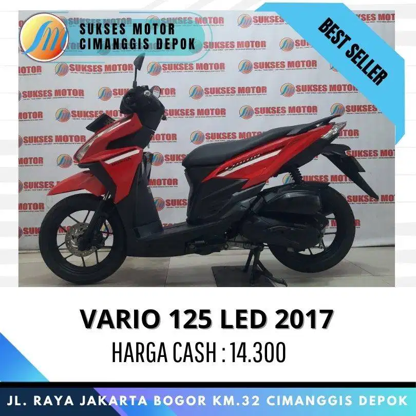 HONDA VARIO 125 CBS LED 2017 UNIT MULUS TERAWAT SIAP PAKAI