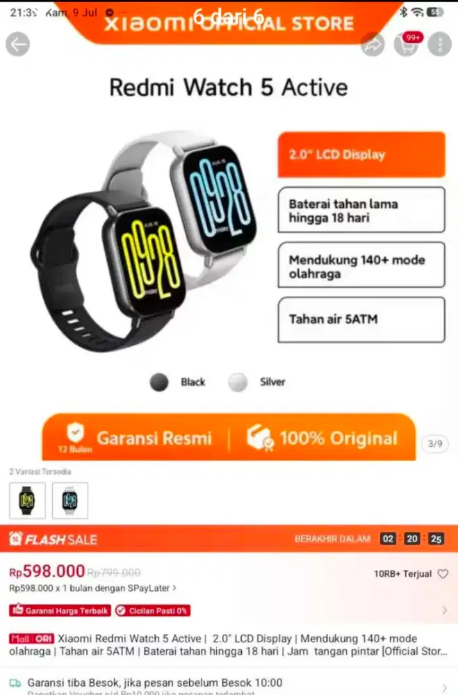 REDMI WATCH 5 ACTIVE