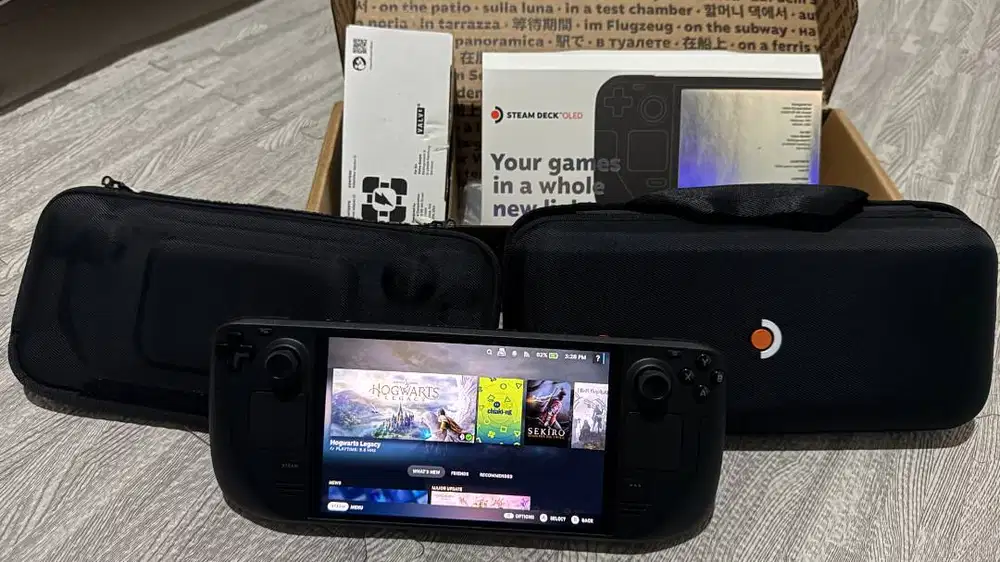 Steam Deck OLED 1TB - Mulus, Lengkap Box