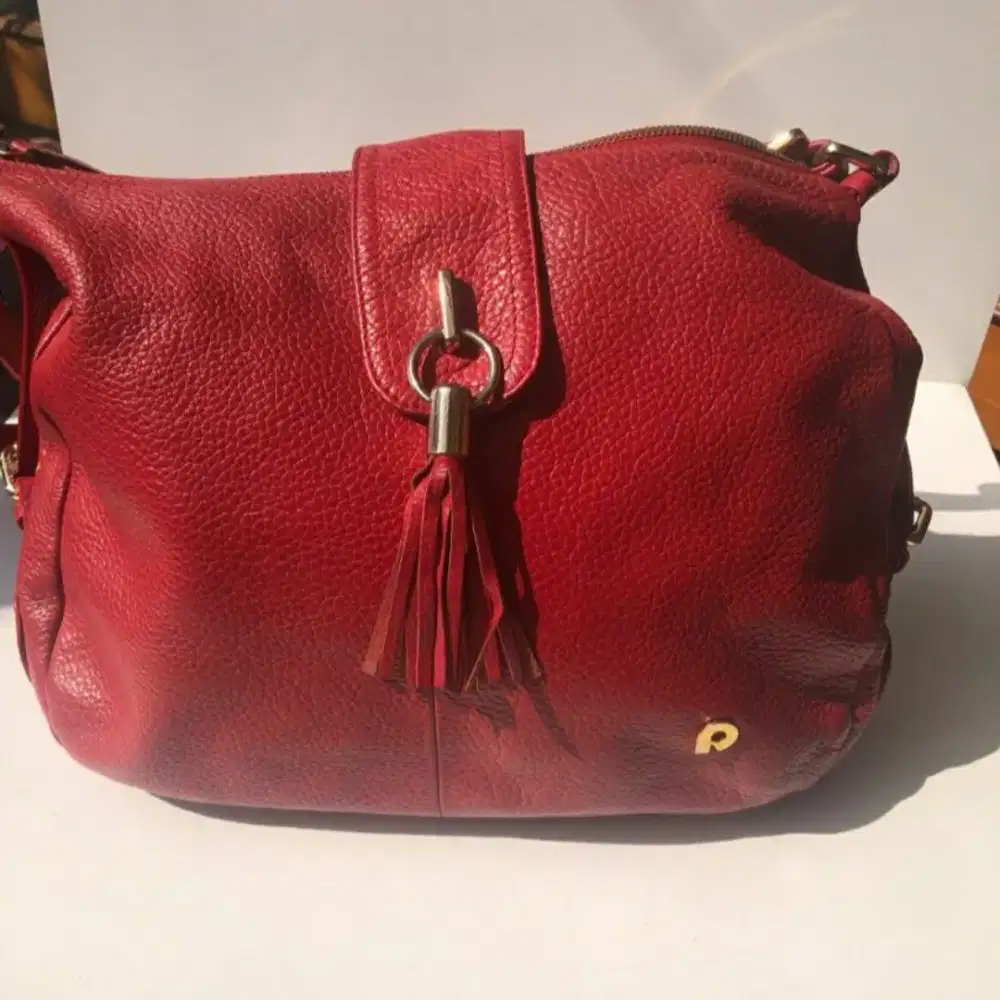 Tas paillon merah