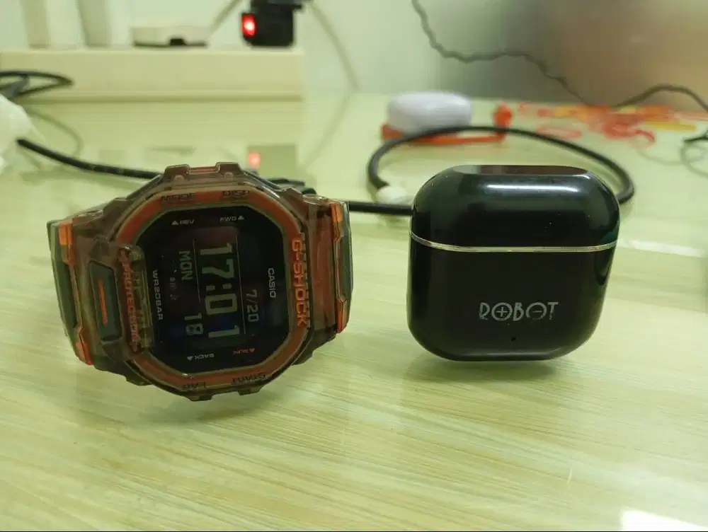 Jual Cepat Jam G Shock Original GBD-200-SM Bonus TWS Robot Bisa Nego