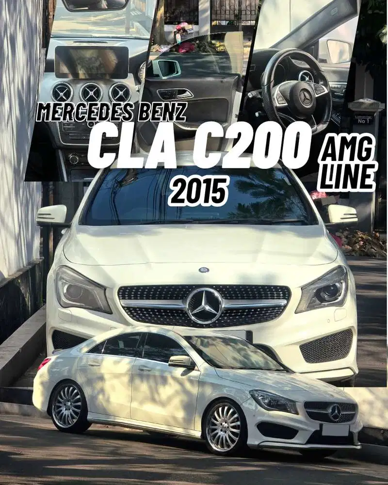 Mercedes Benz CLA 200 2015 AMG LINE Kondisi Sangat PRIMA Siap PAKAI