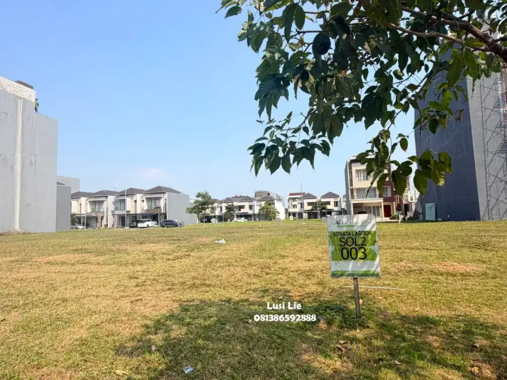 Kavling Golf Island Pik Sonata Lagoon luas 300m, murah