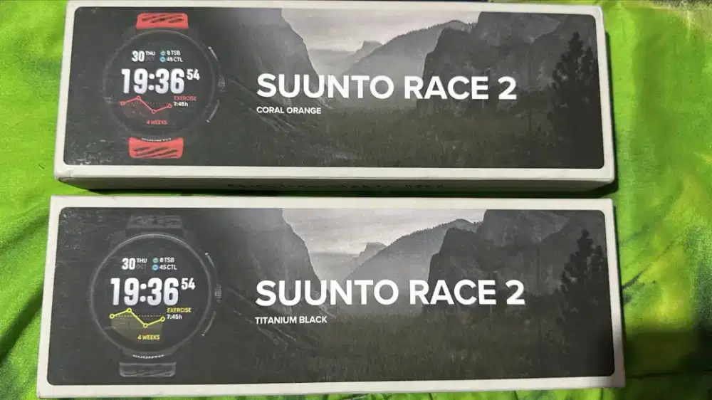 Suunto race 2 49mm 100% Baru garansinresmi 1 Tahun orange dan black