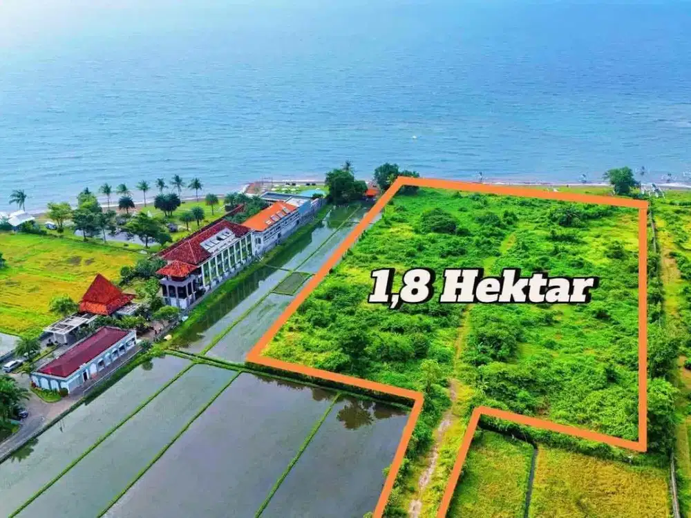 FOR SALE LAND  BEACHFRONT LOVINA, BULELENG, BALI