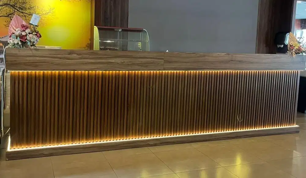 Meja Bar Reception Kasir bahan berkualitas