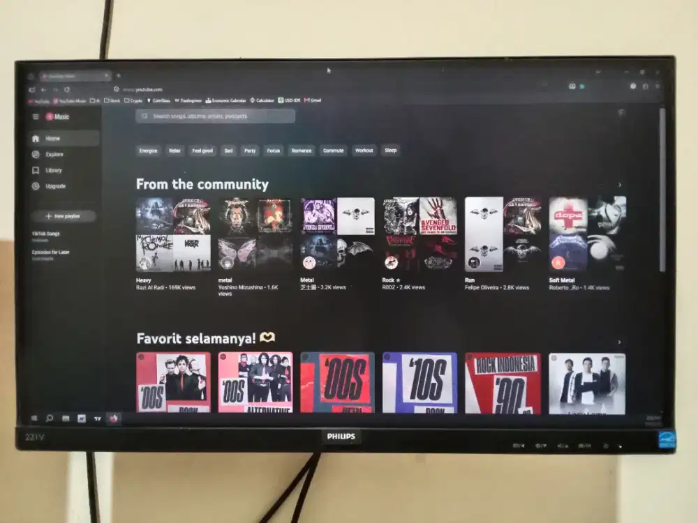 Monitor Philips 22 Inch Full HD (1920 × 1080)