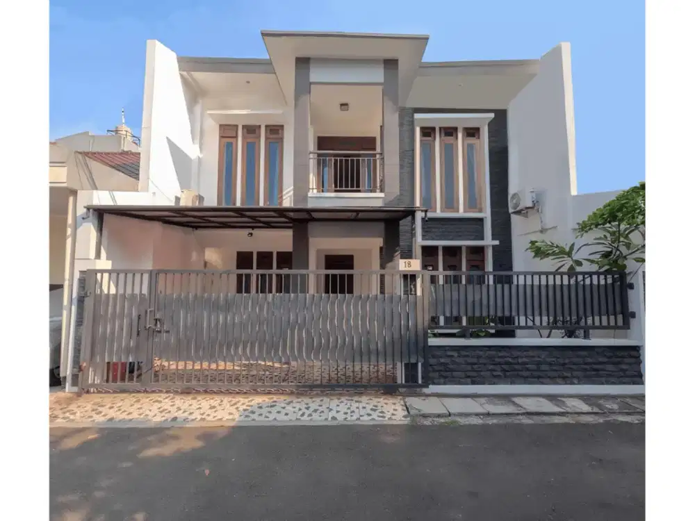 Y395 Rumah Depan Taman Siap Huni Rawamangun Jakarta Timur