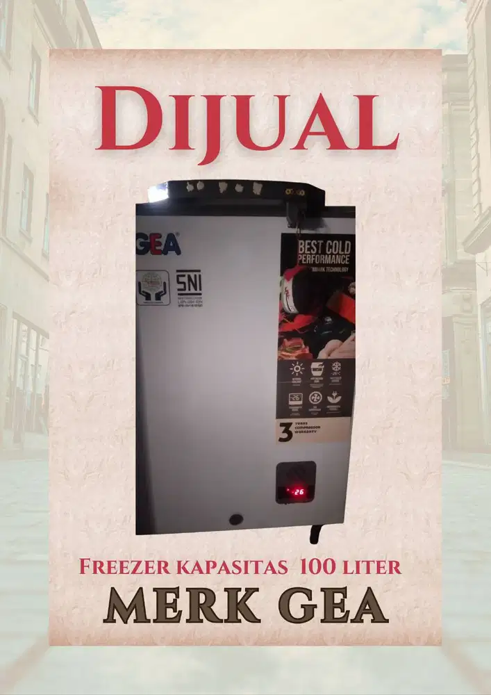 Freezer 100 Lt merk GEA