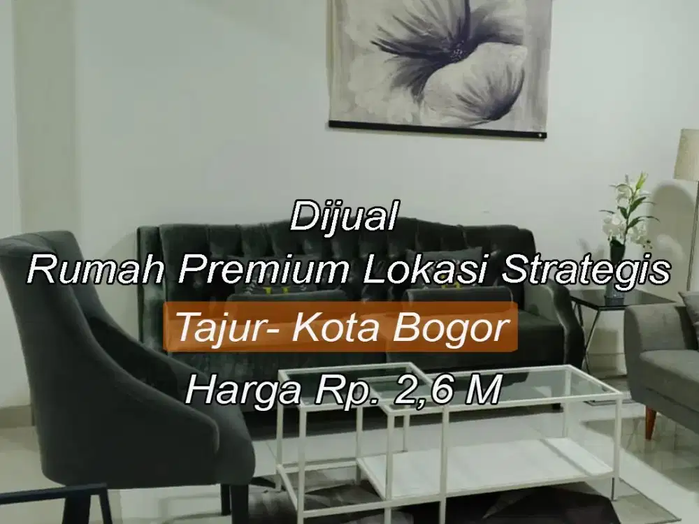 : Dijual Cepat Rumah Hunian Premium di Perumahan Royal Tajur Residece, SHM, Kota Bogor.
