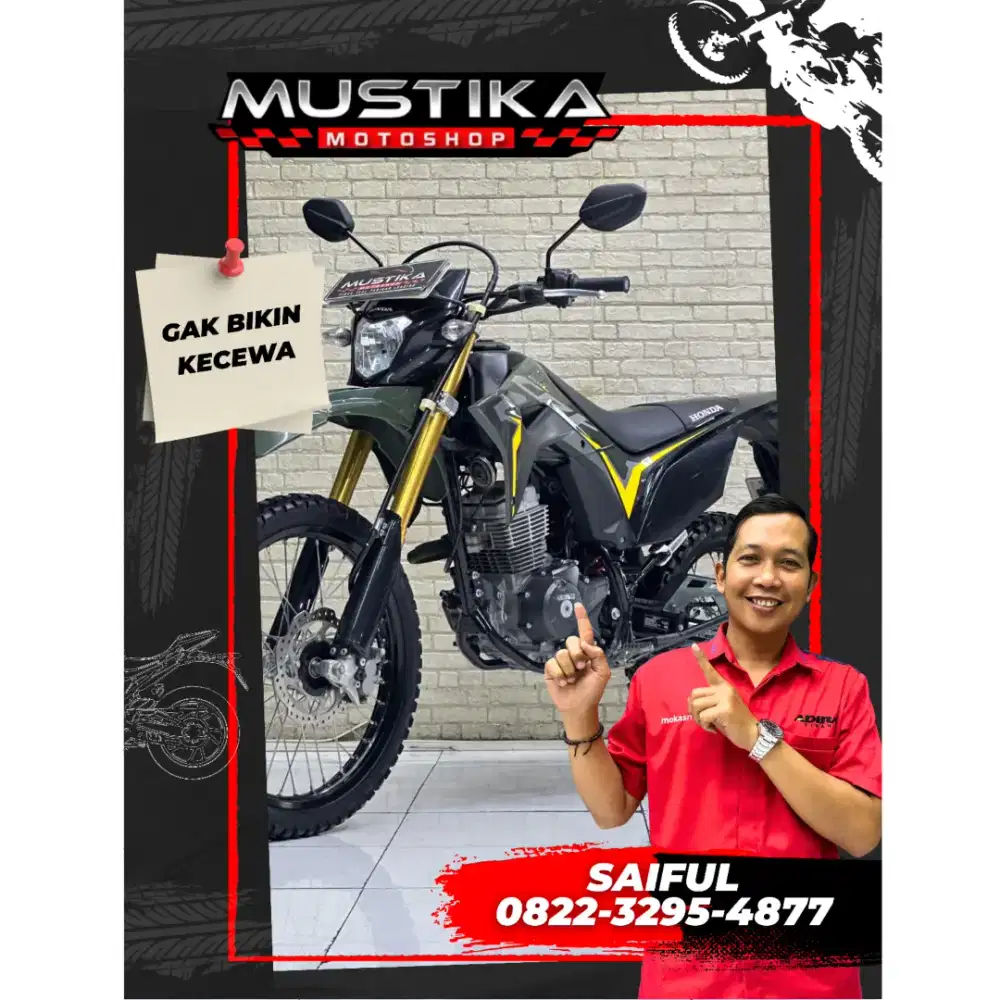 Perfect Condition!!Honda CRF 150L 2023 Odo11rb Plat W Mulus-Mustika