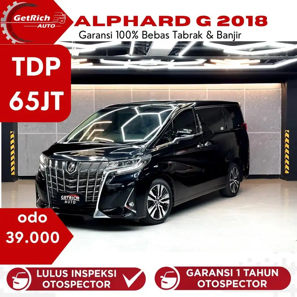 Km 39Rb!!! Toyota Alphar G ATPM 2018