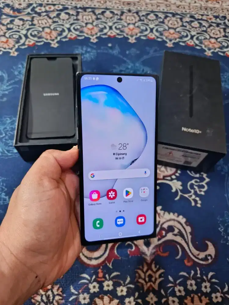Samsung Note 10 Plus
‎Ram 12/256 GB Resmi Sein
‎EX Flagship Spek Gahar
