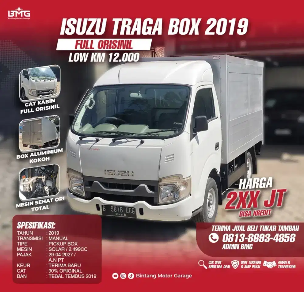 Pickup Box Isuzu Traga 2019