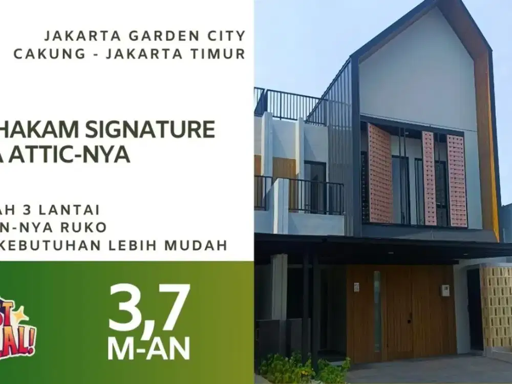 Rumah Dijual Mahakam Jakarta Garden City