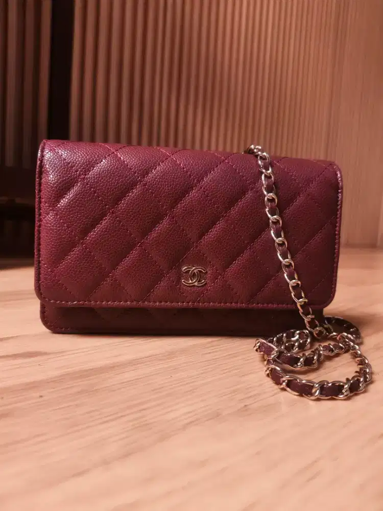 CHANEL WOC in caviar leather