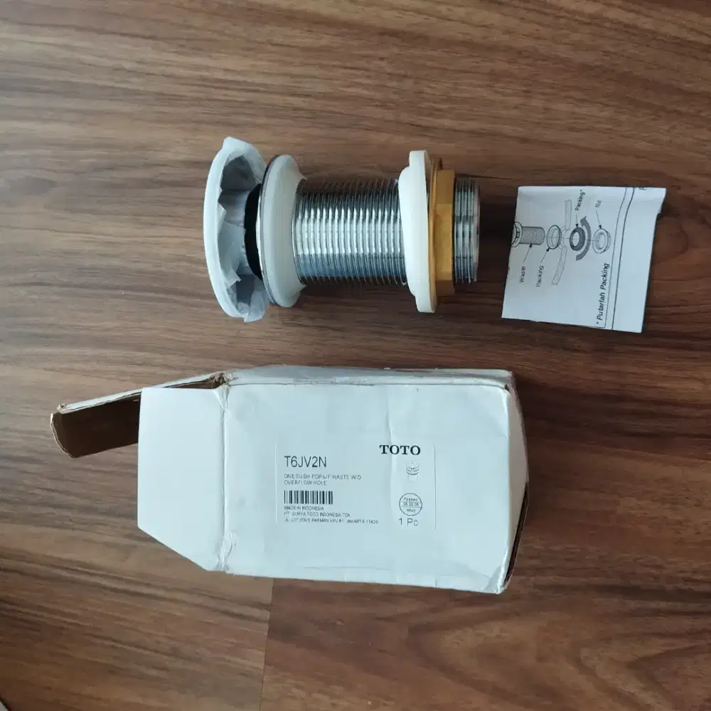 TOTO One Push Pop-Up Waste Without Overflow Hole / Afur T6JV2N