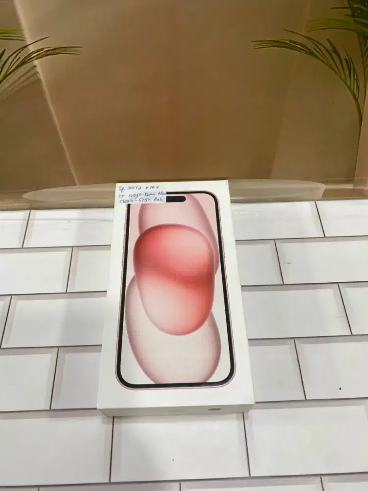 Iphone 15 128Gb Pink New (Resmi)