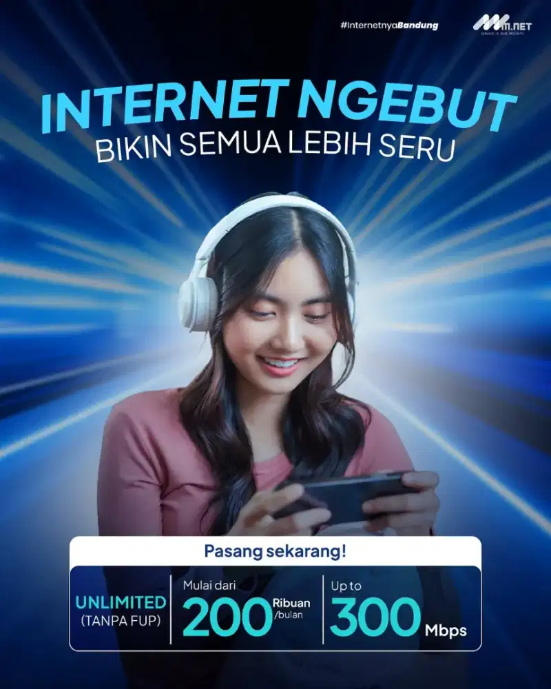 WIFI MNET FIBER GRATIS BIAYA PEMASANGAN