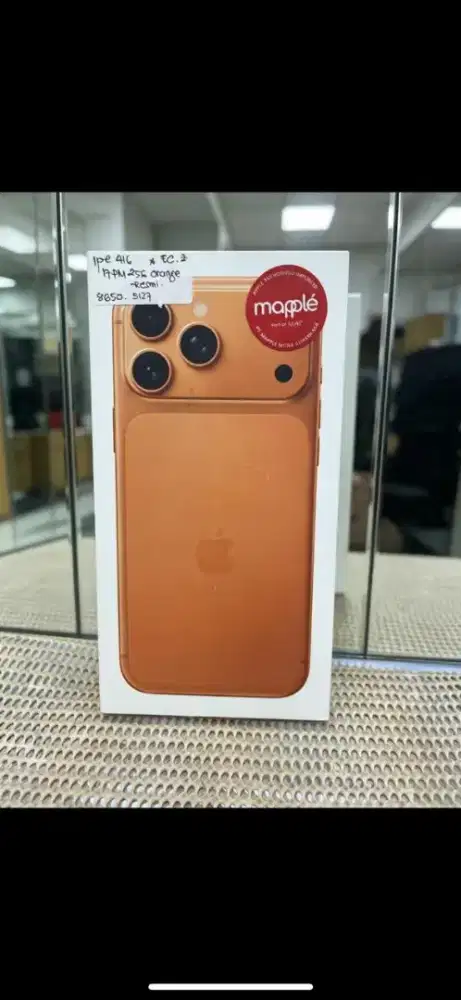 iPhone 17 ProMax 256Gb Cosmic Orange new garansi resmi indonesia