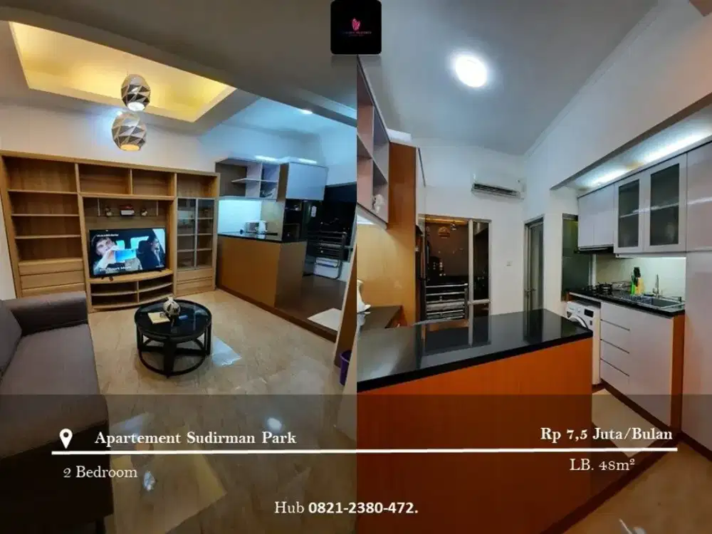 Disewakan Apartement Sudirman Park 2BR High Floor FF