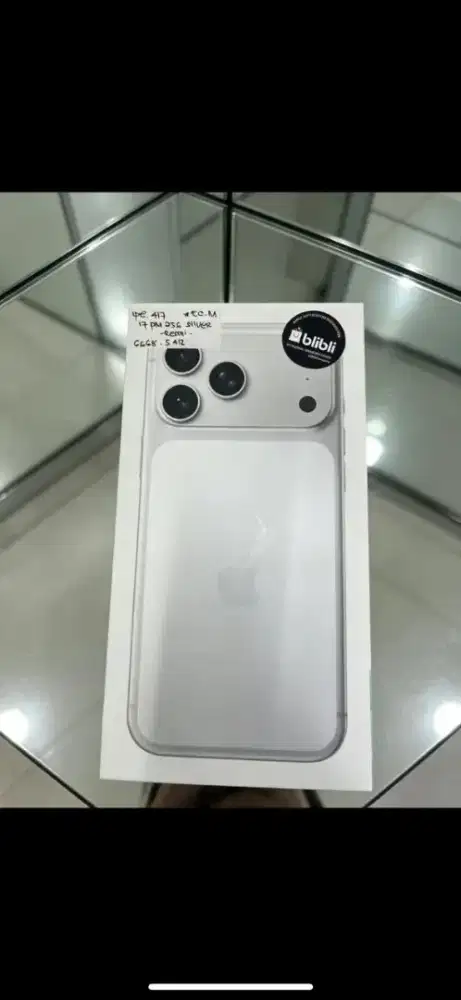 iPhone 17 ProMax 256Gb Silver new garansi resmi