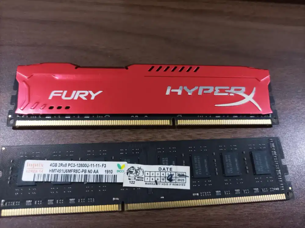 Ram 8 Gb DDR3 PC 128oo 1600 mhz 1.5v