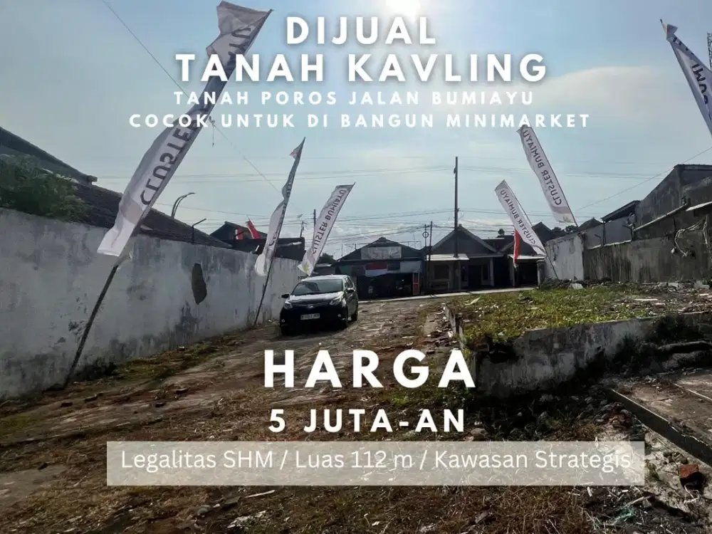 Cocok Dibangun Minimarket Harga Tanah Malang Lebar Jalan 6 Meter 5 Menit GOR Ken Arok Malang