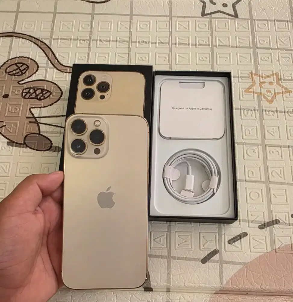 iPhone 13 pro max 128gb mulus like new,lengkap fulset,istimewa