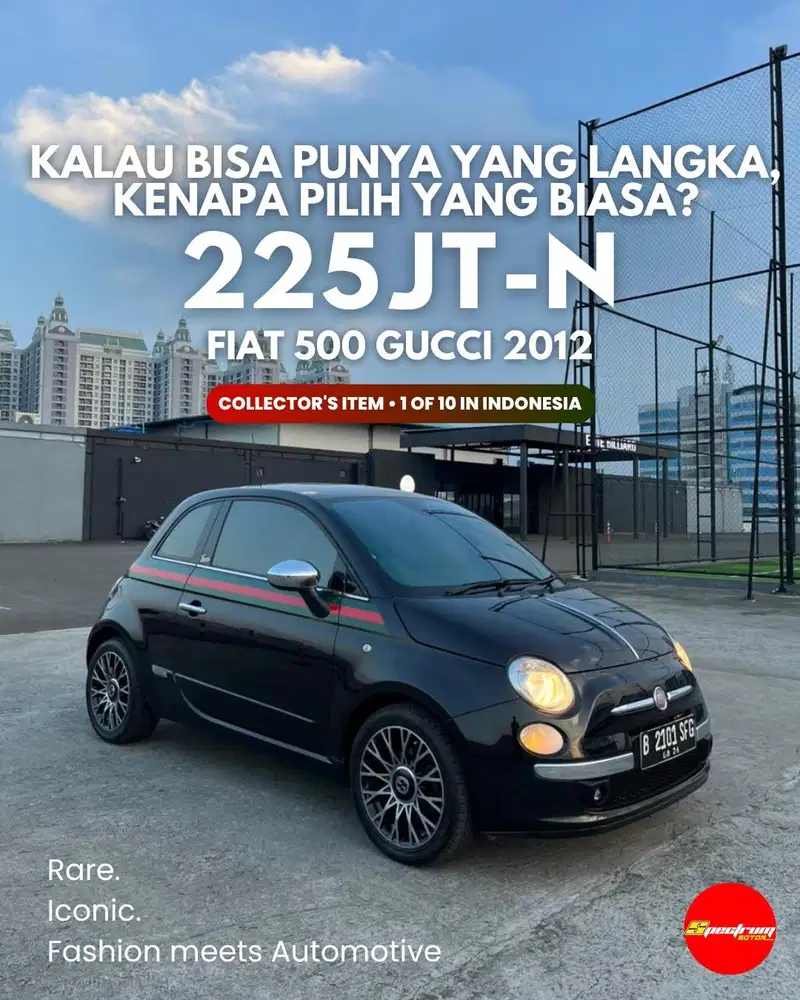 Mobil Langkah Fiat 500 Gucci 2012