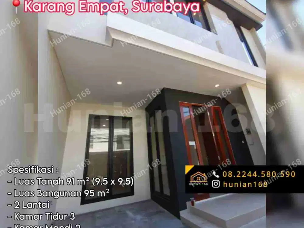 Jual Rumah Baru Perumahan Karang Empat Besar Asem Surabaya Timur Lebo Agung Ploso Timur Indah Virgo Leo Aries Gemini Kanser Scorpio Libra