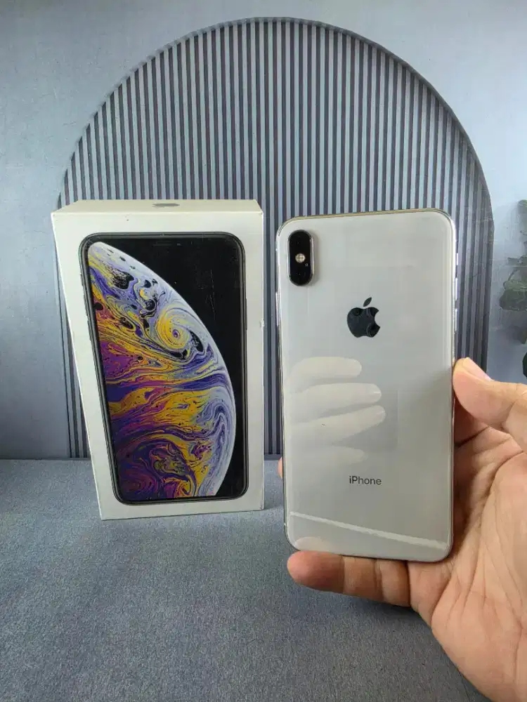 Iphone xs max 256 gb silver resmi