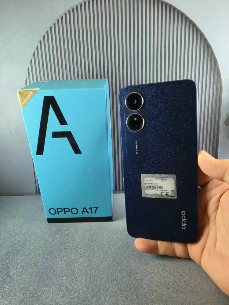 Oppo a17 4/64 lengkap
