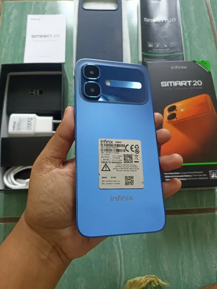 Hp Infinix Smart 20 Ram 4+4/64GB Fullset