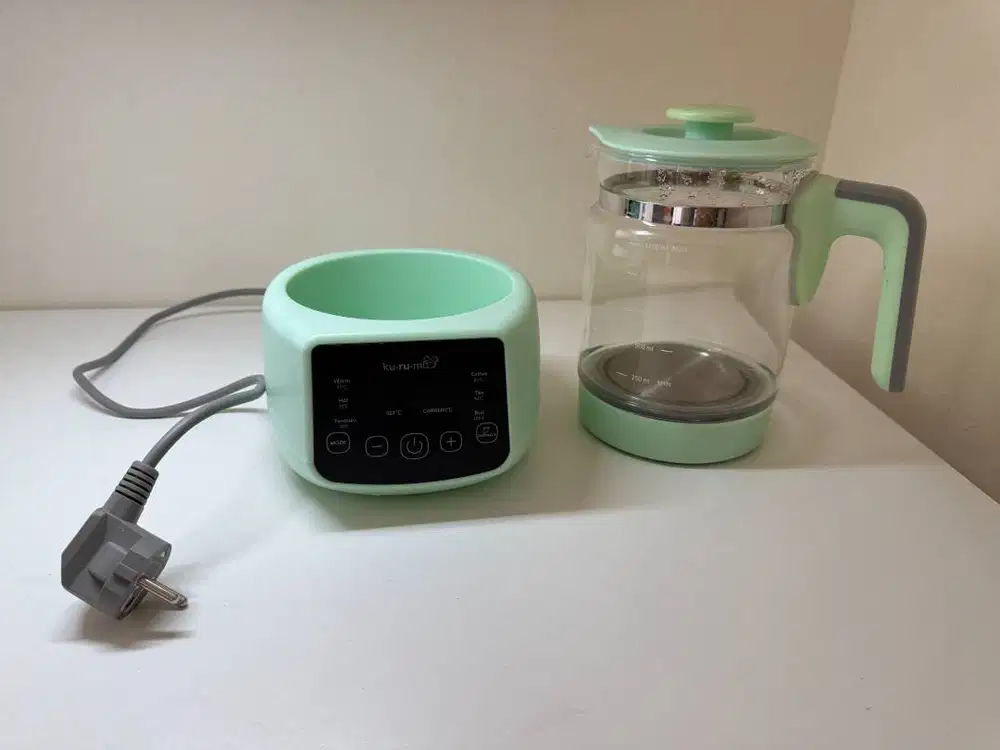 Jual Electric Kettle Kurumi Home KH-100 + Bottle Warmer - Kondisi Baik