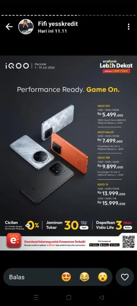 promo cicilan handphone infinix